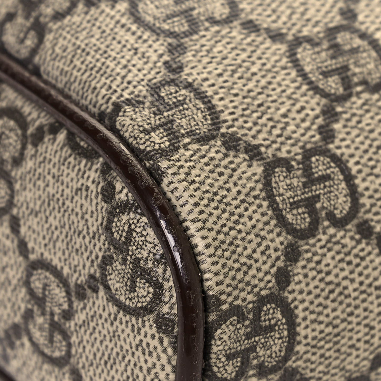 GG Supreme Monogram Web Small Ophidia Messenger Bag Brown
