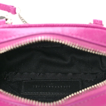 Saint Laurent Grain De Poudre Matelasse Monogram Baby Lou Camera Bag Electric Fuxia 5 of 10