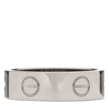 Cartier 18K White Gold 5.5mm LOVE Ring 52 6 3 of 5