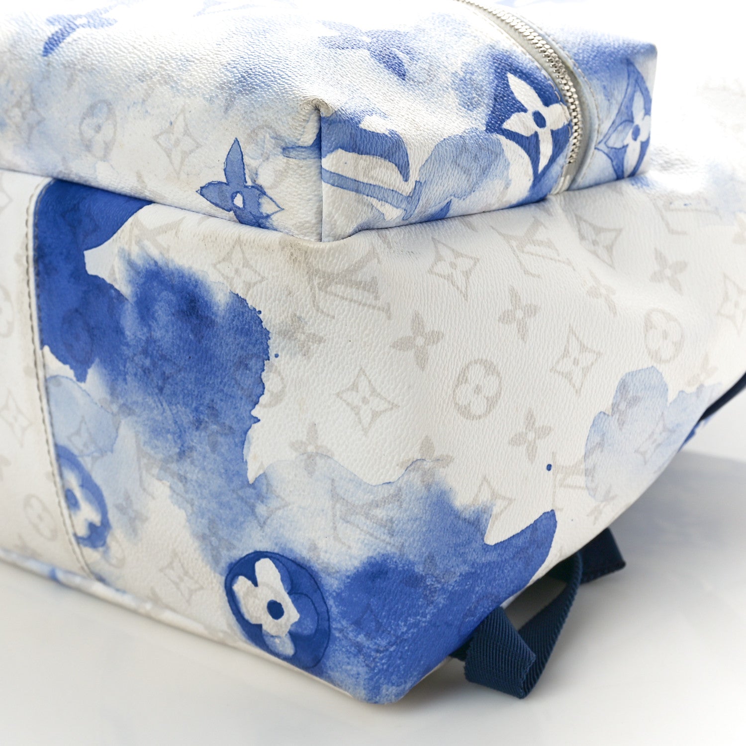 Louis Vuitton Monogram Watercolor Discovery Backpack Blue 9 of 9