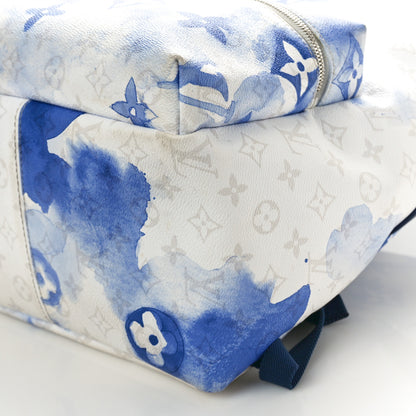 Louis Vuitton Monogram Watercolor Discovery Backpack Blue 9 of 9