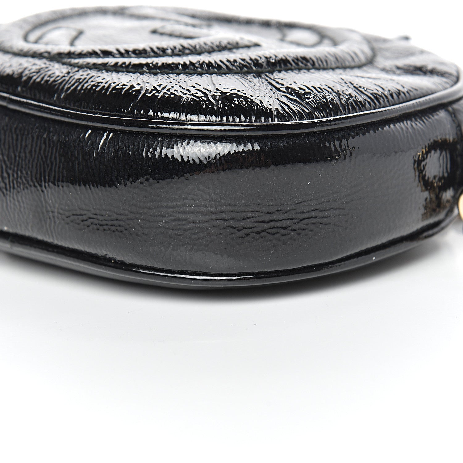 Gucci Patent Mini Soho Chain Bag Black 10 of 10
