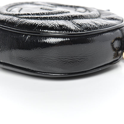 Gucci Patent Mini Soho Chain Bag Black 10 of 10