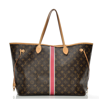 Louis Vuitton Monogram My LV Heritage Neverfull GM Fuchsia White 3 of 9
