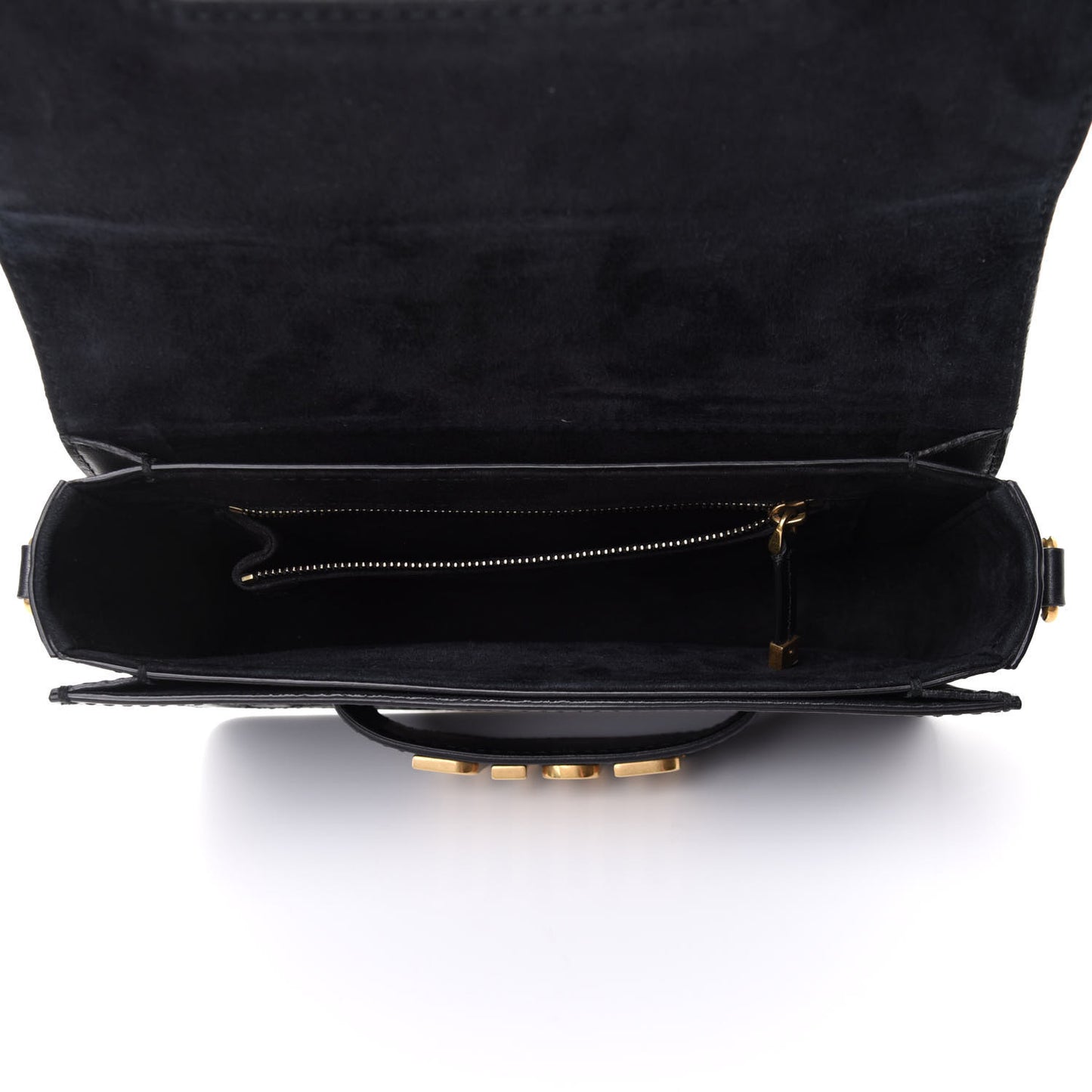 Smooth Calfskin Dio(r)evolution Flap Bag Black