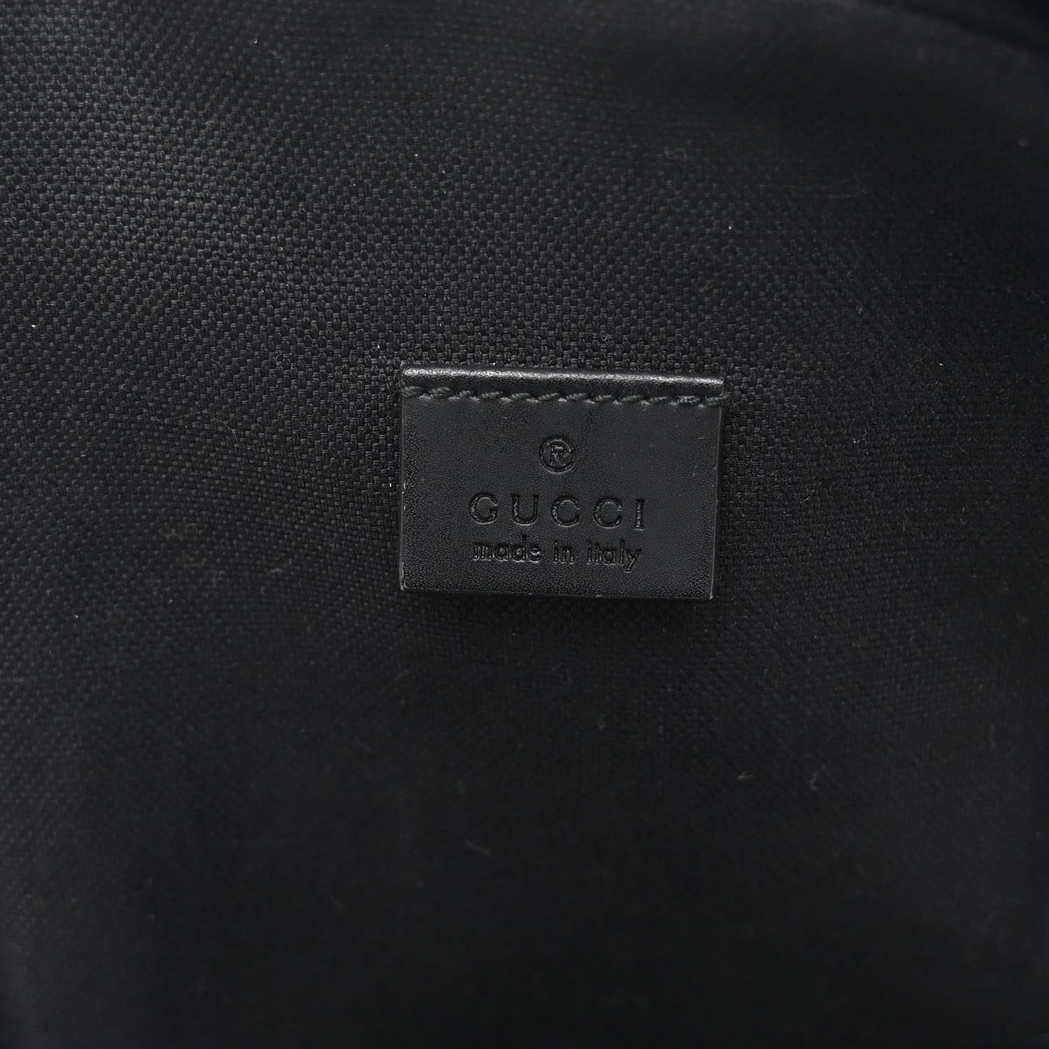 Gucci GG Supreme Monogram Web Belt Bag Black Grey 6 of 10