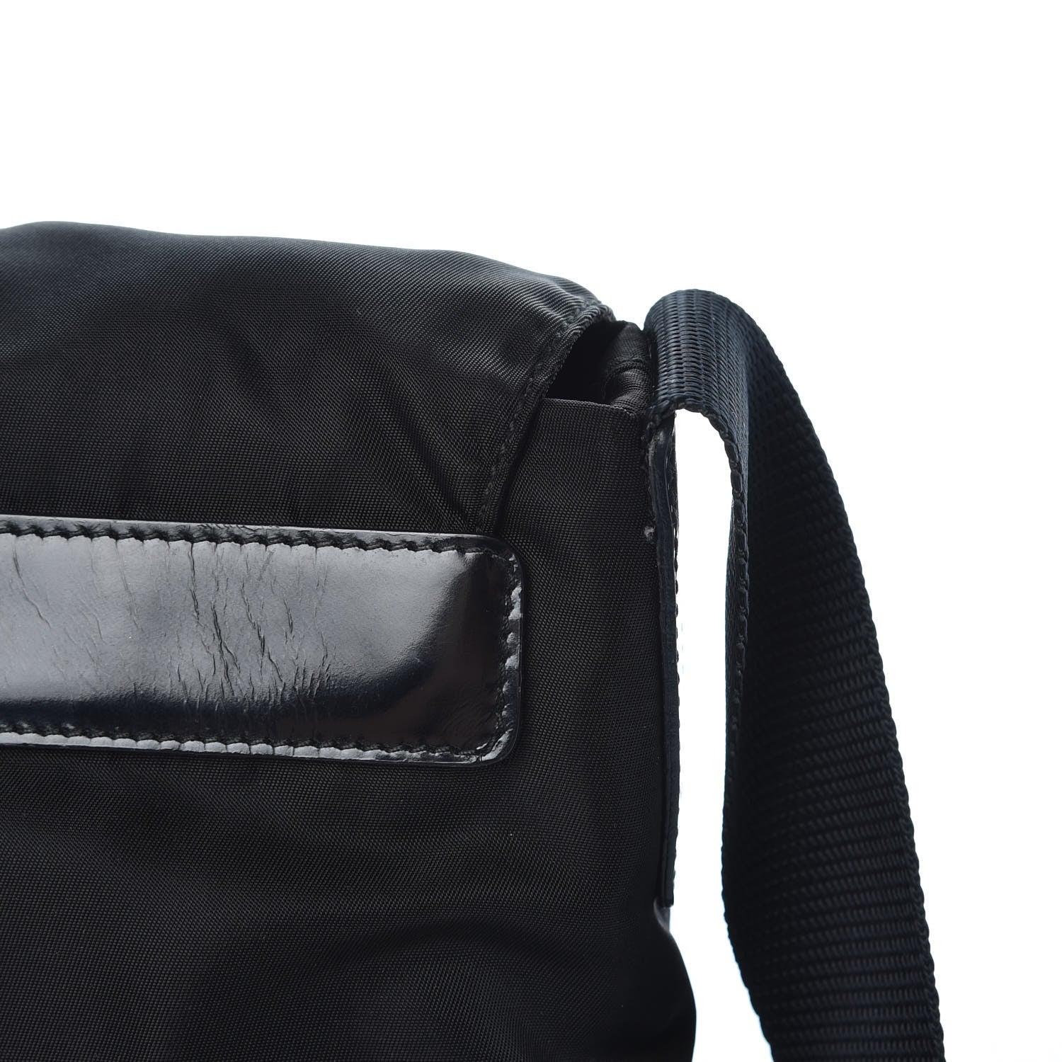 Prada Nylon Vela Messenger Black 9 of 9