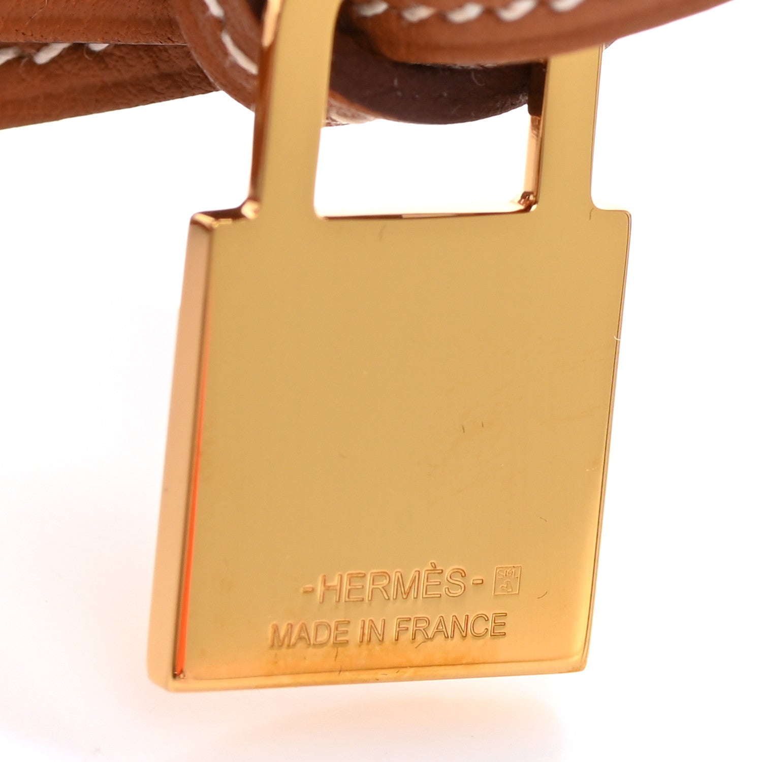 Hermes Swift Large O'Kelly Pendant Necklace Gold 6 of 9