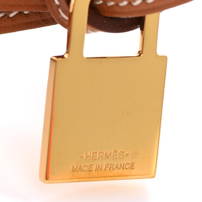 Hermes Swift Large O'Kelly Pendant Necklace Gold 6 of 9