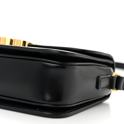 Celine Shiny Calfskin Medium Triomphe Black 10 of 12