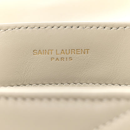 Saint Laurent Calfskin Y Quilted Monogram Toy Loulou Crossbody Bag Blanc VIntage 11 of 11