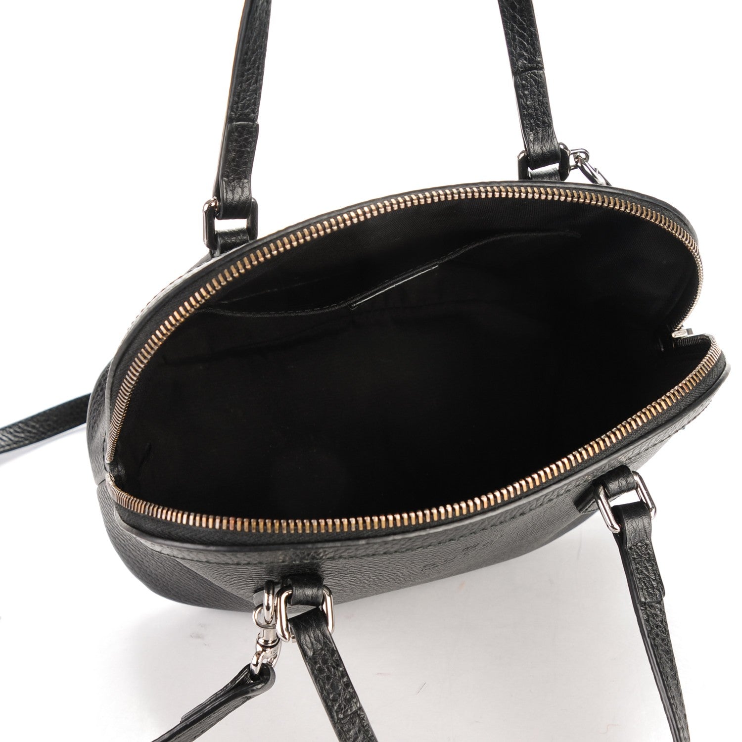 Gucci Calfskin Mini Dome Bag Black 5 of 8