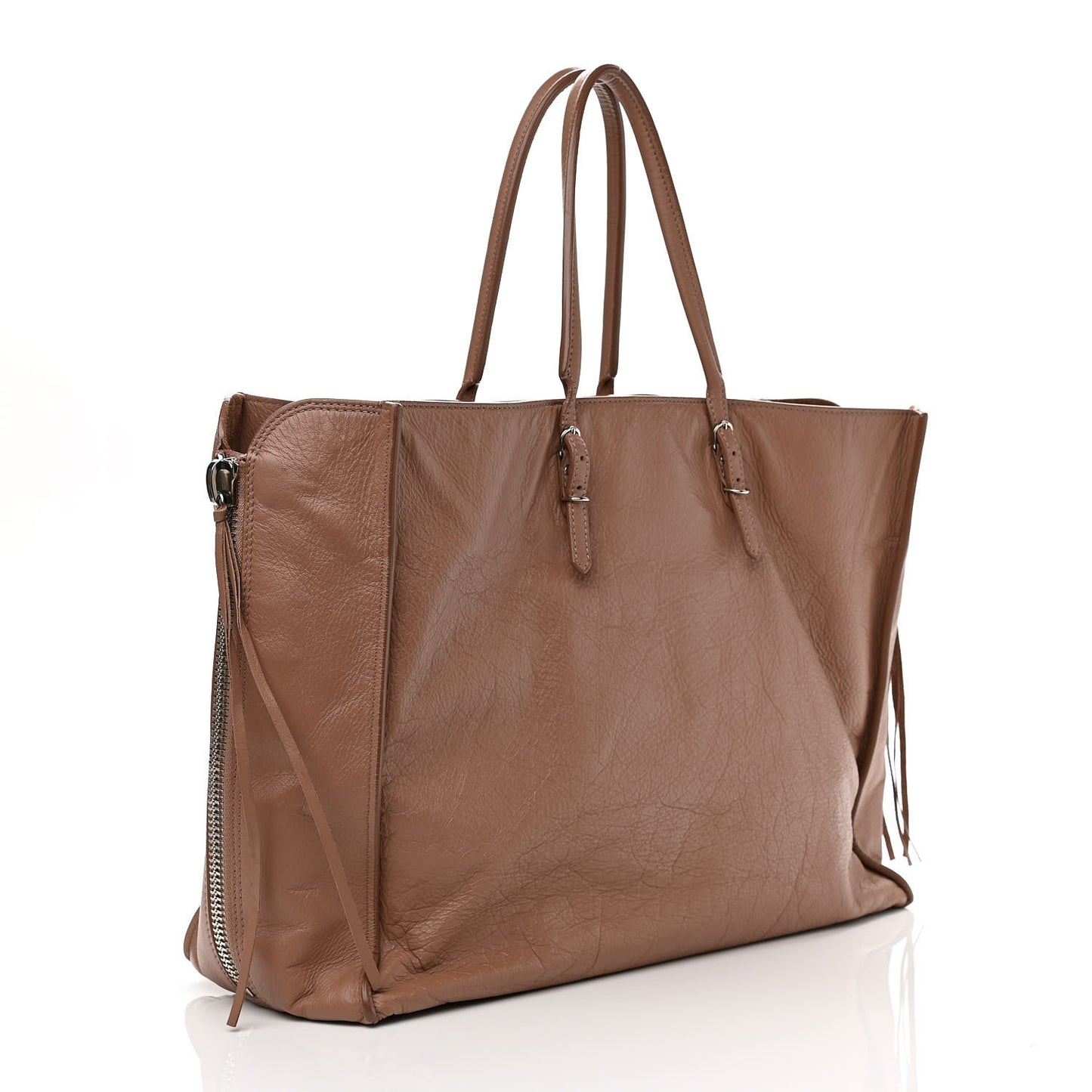 Veau Papier A4 Zip Around Tote Tomette