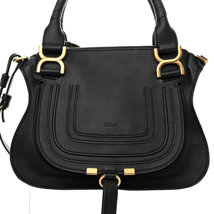 Chloe Calfskin Small Marcie Satchel Black 7 of 9