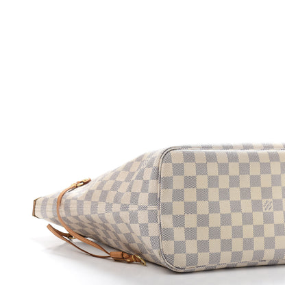 Louis Vuitton Damier Azur Neverfull MM 6 of 21