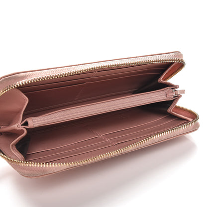 Gucci Microguccissima Zip Around Wallet Soft Pink 5 of 12