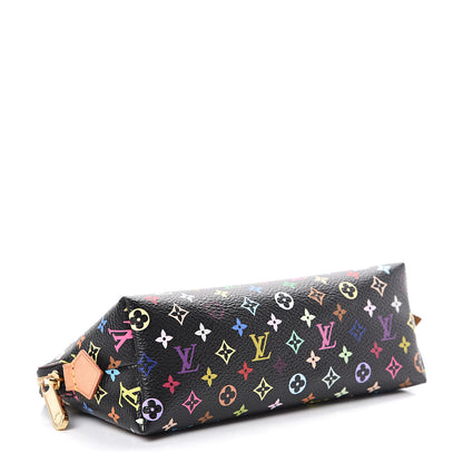 Louis Vuitton Monogram Multicolor Cosmetic Pouch Black Grenade 3 of 6
