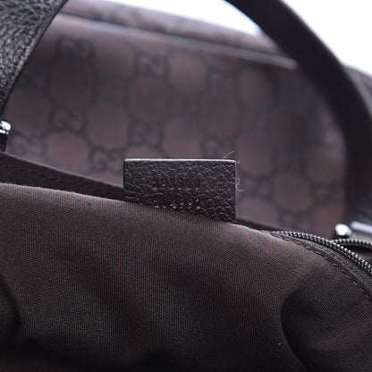 Gucci Nylon Monogram Large Abbey Tote Dark Brown 7 of 14