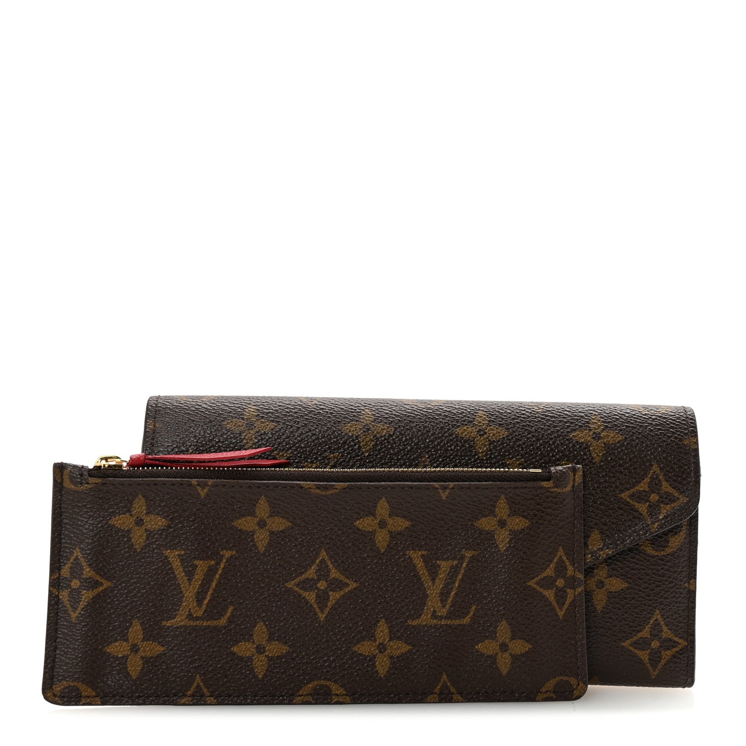 Louis Vuitton Monogram Josephine Wallet Red 3 of 7