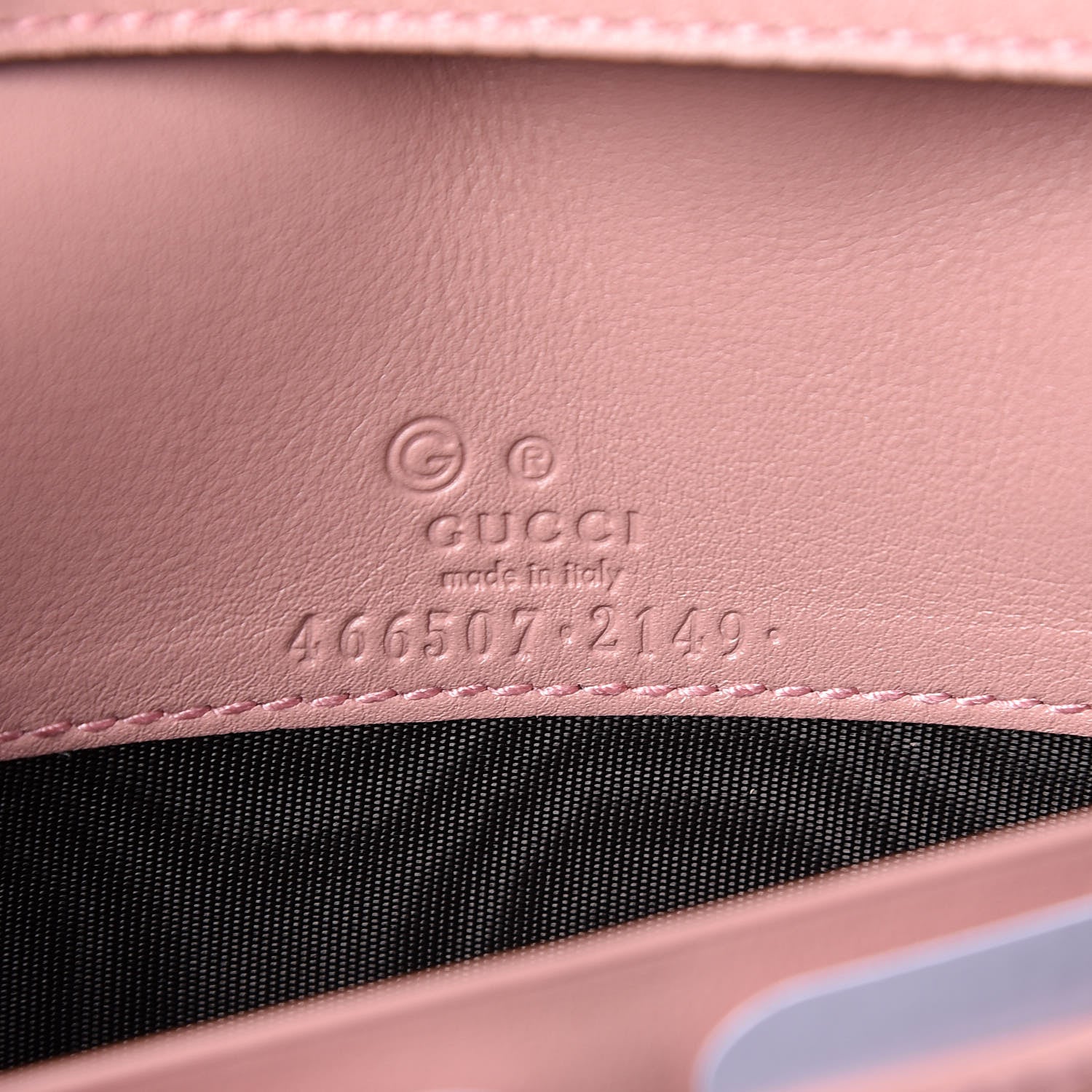 Gucci Microguccissima Crossbody Wallet Soft Pink 6 of 9