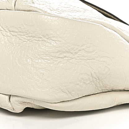 Gucci Guccissima Medium New Ladies Web Hobo White 10 of 10