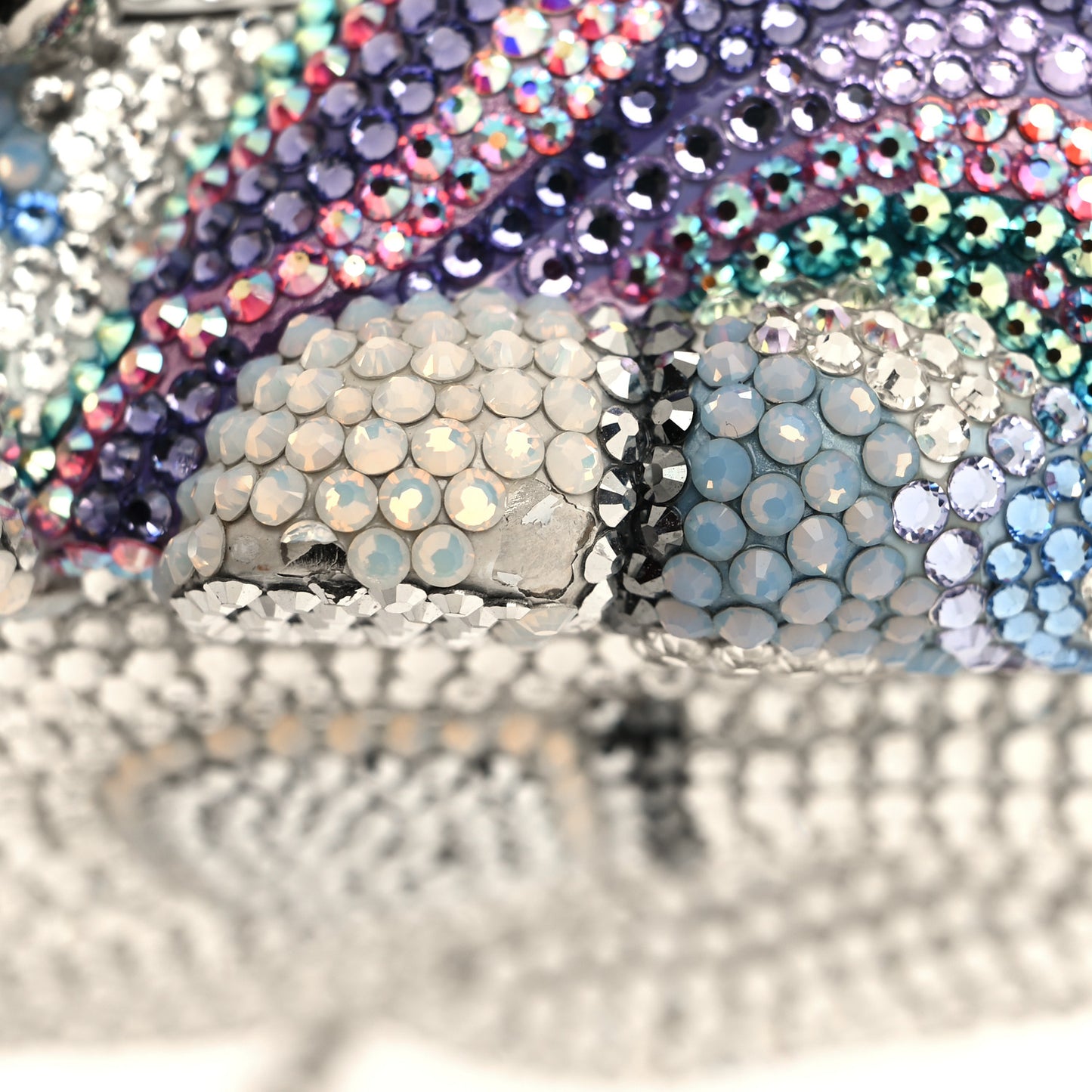Swarovski Crystal Unicorn Minaudiere Clutch