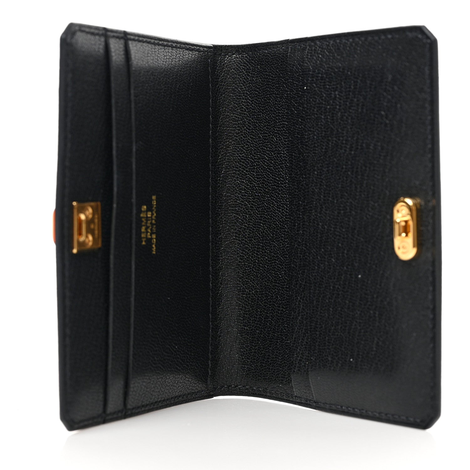Hermes Chevre Mysore Medor Card Holder Black 5 of 6