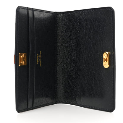 Hermes Chevre Mysore Medor Card Holder Black 5 of 6