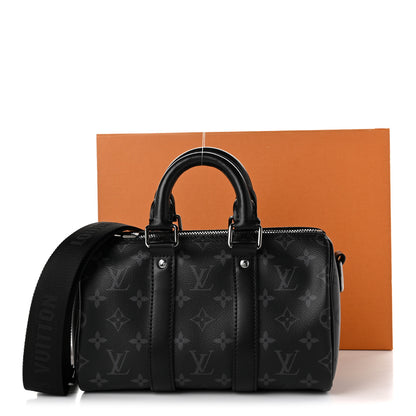 Louis Vuitton Reverse Monogram Eclipse Keepall Bandouliere 25 10 of 10