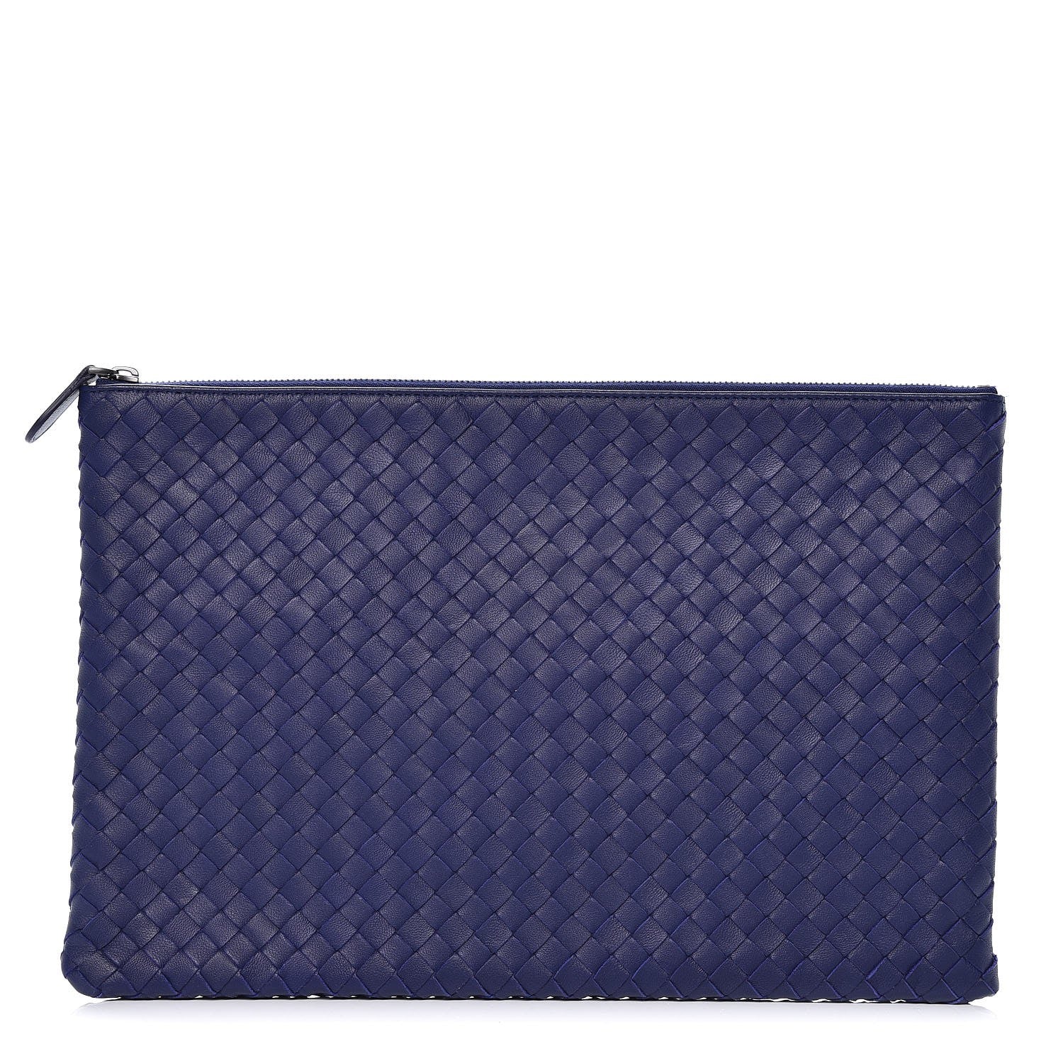 Bottega Veneta Nappa Intrecciato Large Flat Zip Biletto Pouch 1 of 9