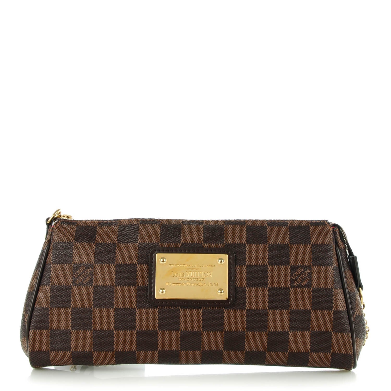 Louis Vuitton Damier Ebene Eva Clutch 1 of 7