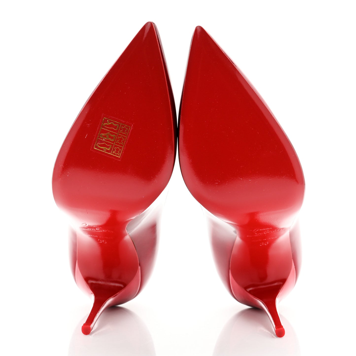 Metallic Patent Psychic So Kate 100 Pumps 36 Loubi