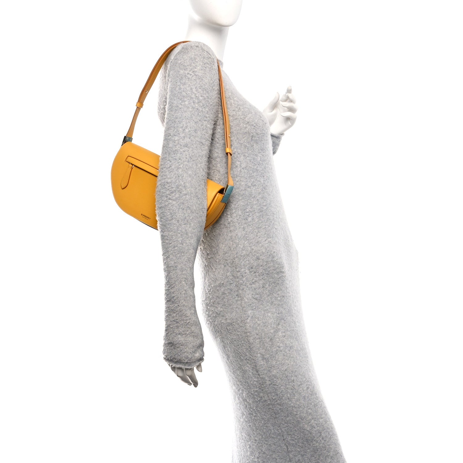 Burberry Calfskin Small Olympia Shoulder Bag Marigold 2 of 10