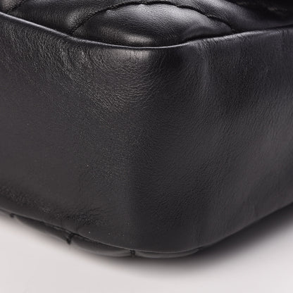 Chanel Calfskin Surpique Chevron Large Flap Black 10 of 10