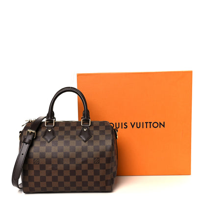 Louis Vuitton Damier Ebene Speedy Bandouliere 25 12 of 12