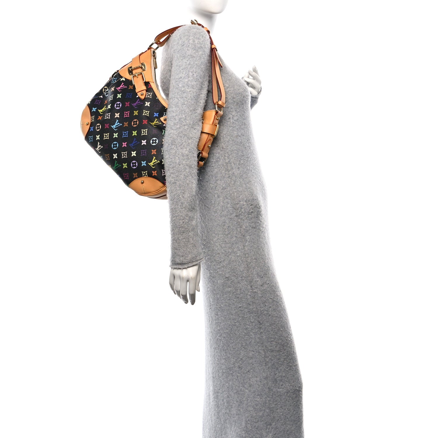 Louis Vuitton Monogram Multicolor Greta Black 2 of 11