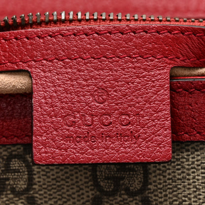 Gucci GG Supreme Monogram Medium Queen Margaret Shoulder Bag Red 6 of 11
