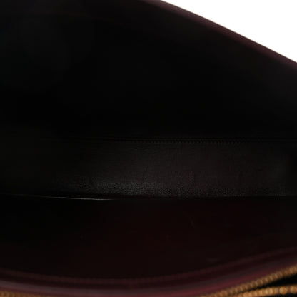 Celine Satinated Calfskin Medium 16 Top Handle Bag Light Burgundy 5 of 10