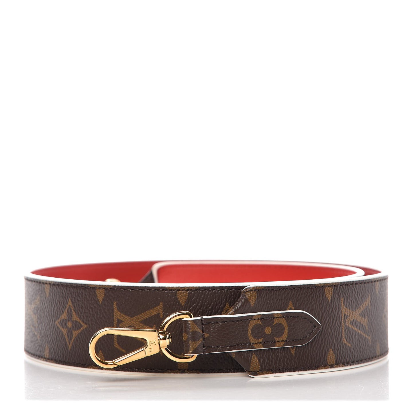Monogram Bandouliere Shoulder Strap Red