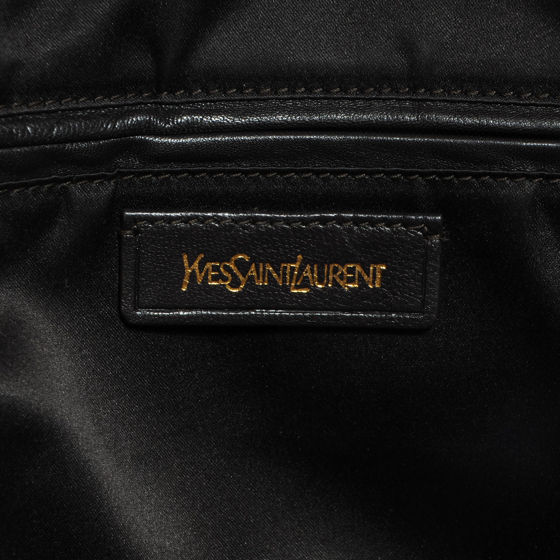 Saint Laurent Leather Oversized Muse Tan 6 of 10