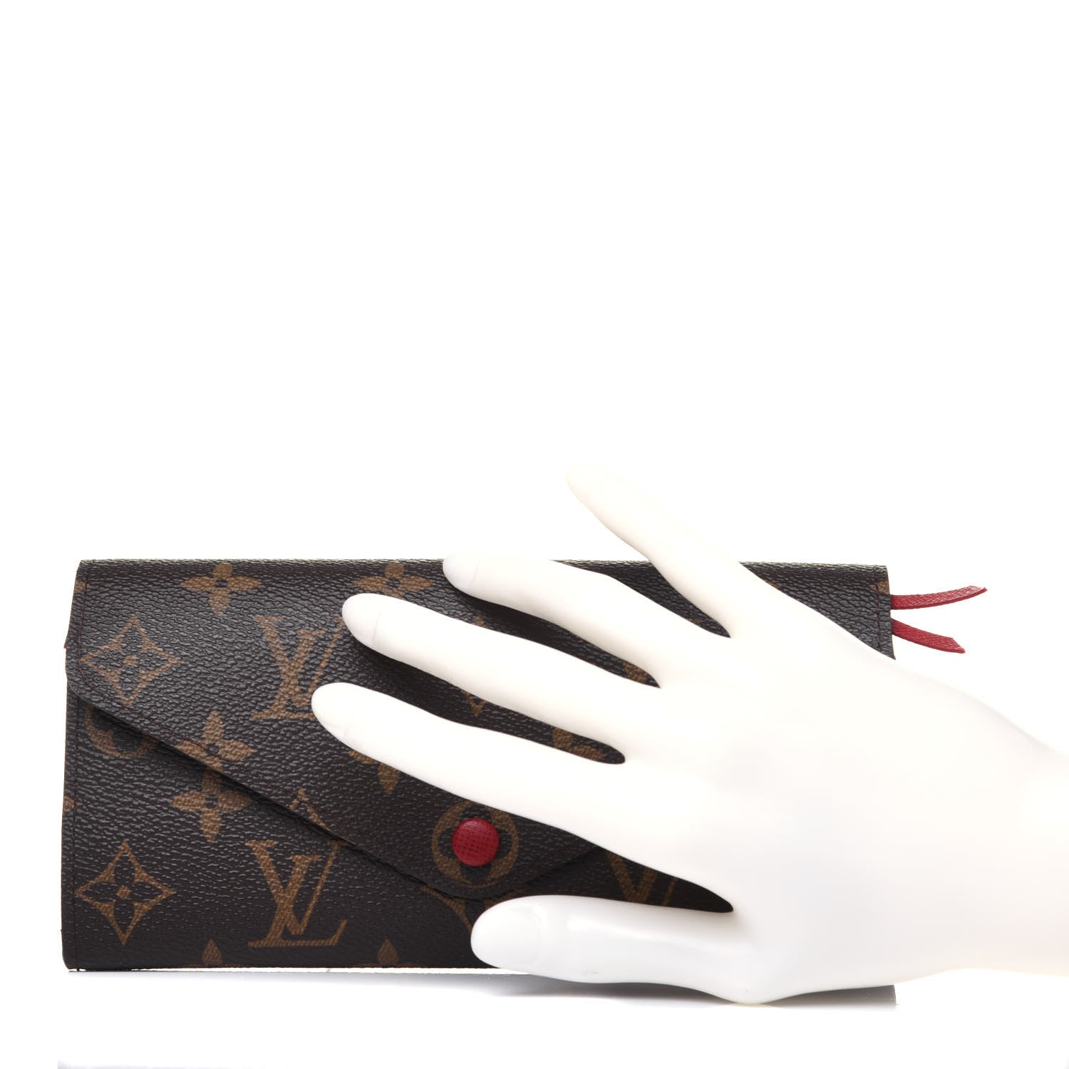 Louis Vuitton Monogram Josephine Wallet Rouge 2 of 12