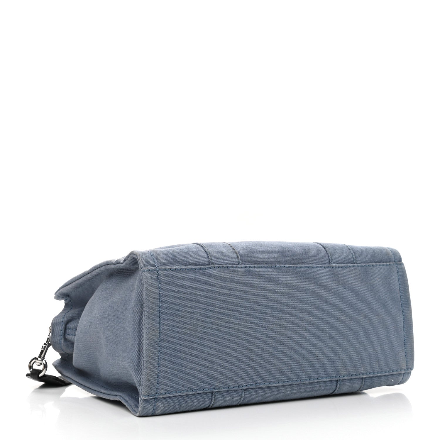 Marc Jacobs Cotton Canvas Medium The Traveler Tote Bag Blue Shadow 4 of 10