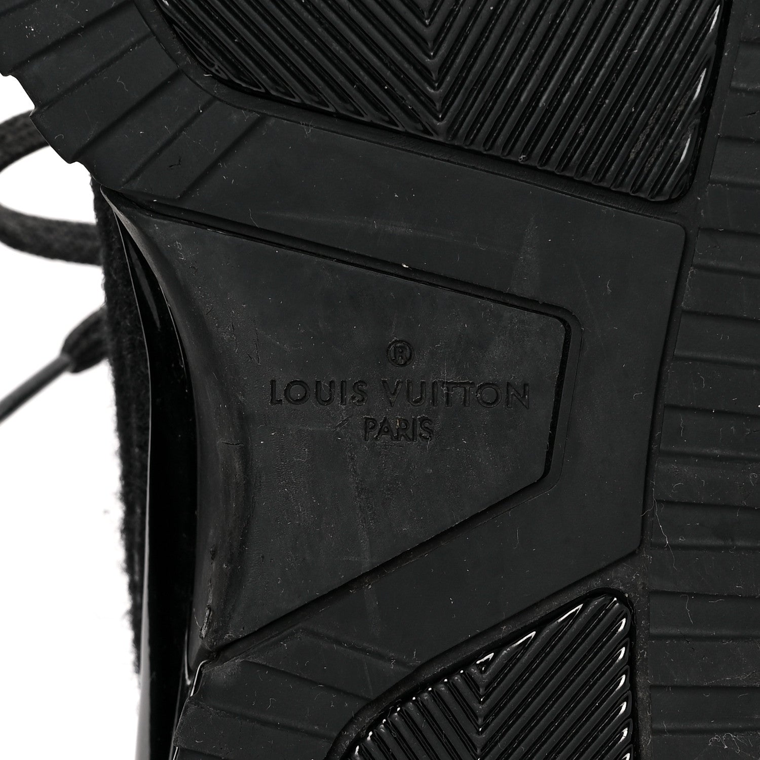 Louis Vuitton Technical Knit Mens V.N.R Sneakers 8 Black 6 of 7