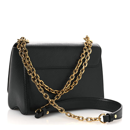 Louis Vuitton Epi Twist Shoulder Bag MM Black 4 of 13