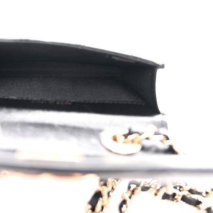 Chanel Lambskin Quilted Trendy CC Card Holder On Chain Black 5 of 11