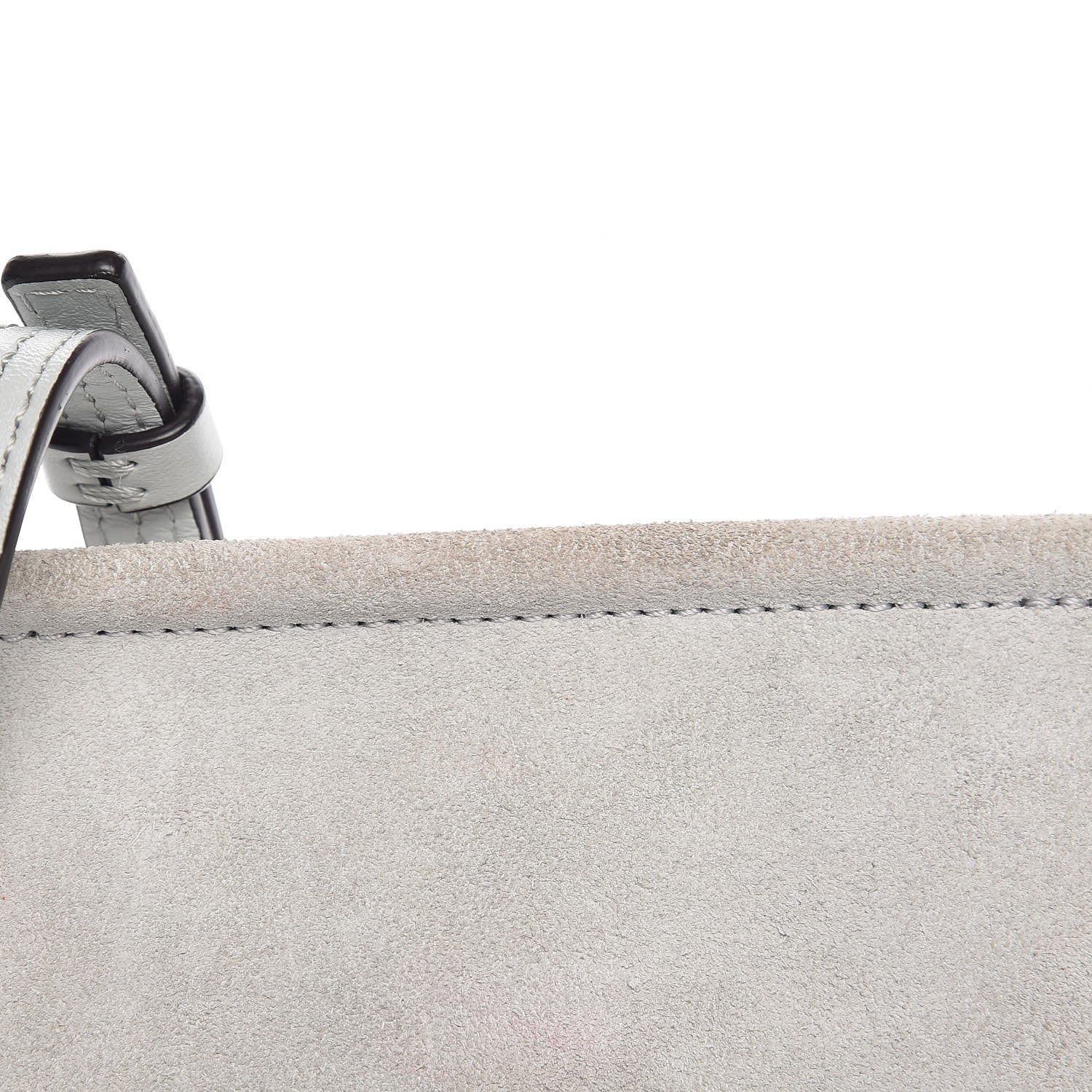 Chloe Suede Calfskin Mini Faye Bracelet Bag Airy Grey 9 of 9