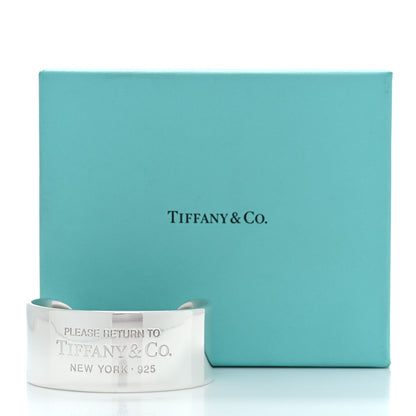 Tiffany Sterling Silver Wide Return To Tiffany Cuff Bracelet 4 of 4