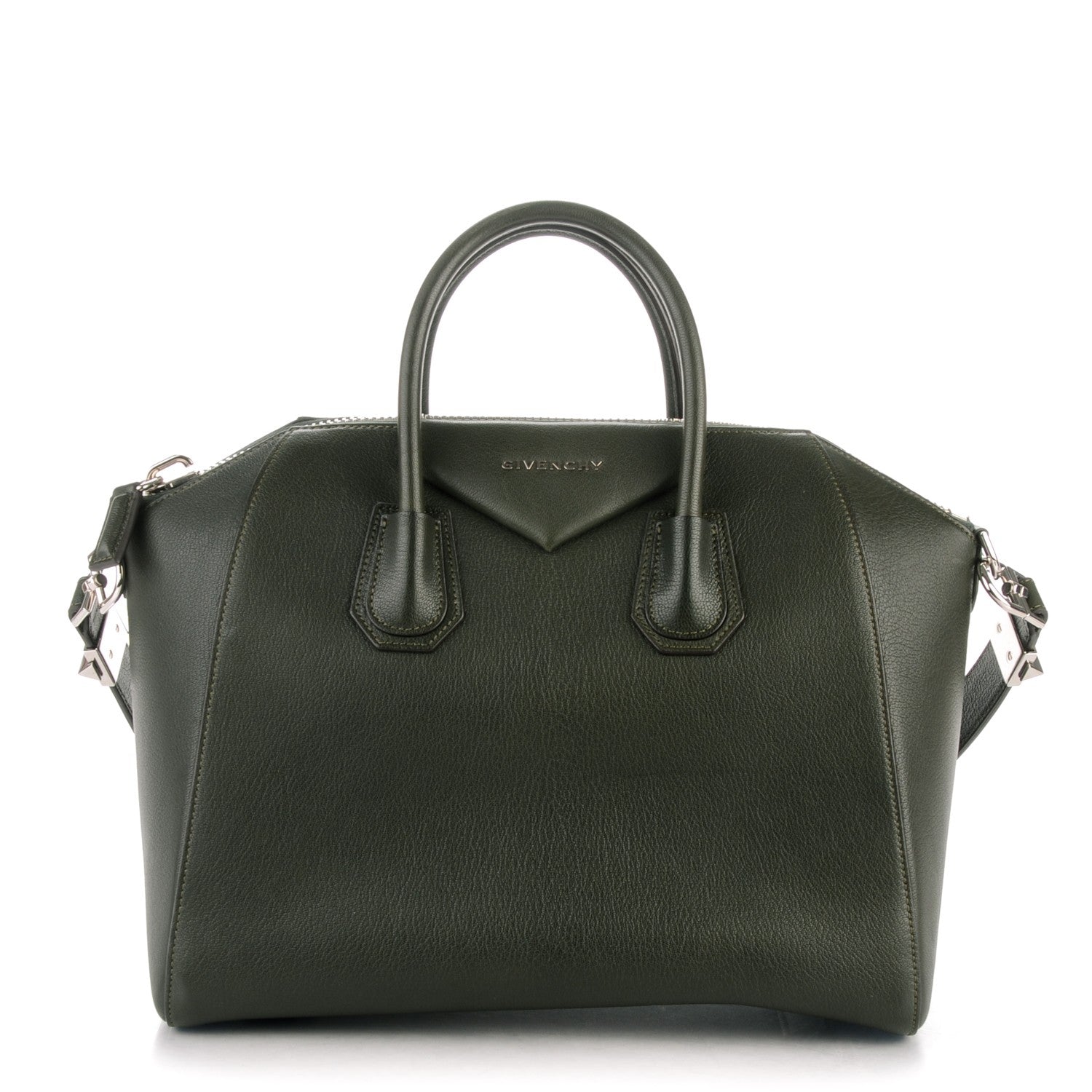 Givenchy Sugar Goatskin Medium Antigona Bottle Green 1 of 7