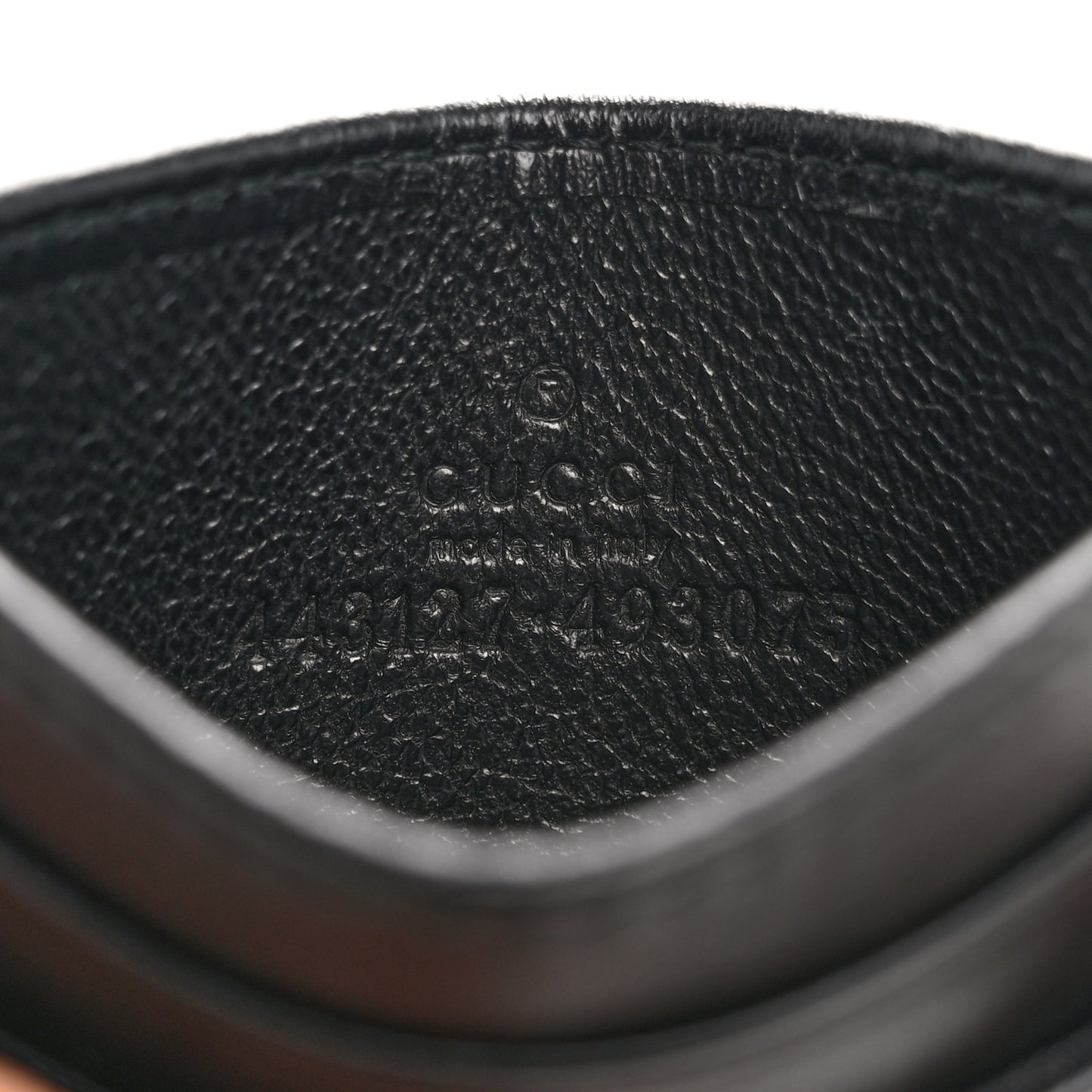 Calfskin Matelasse GG Marmont Card Holder Black