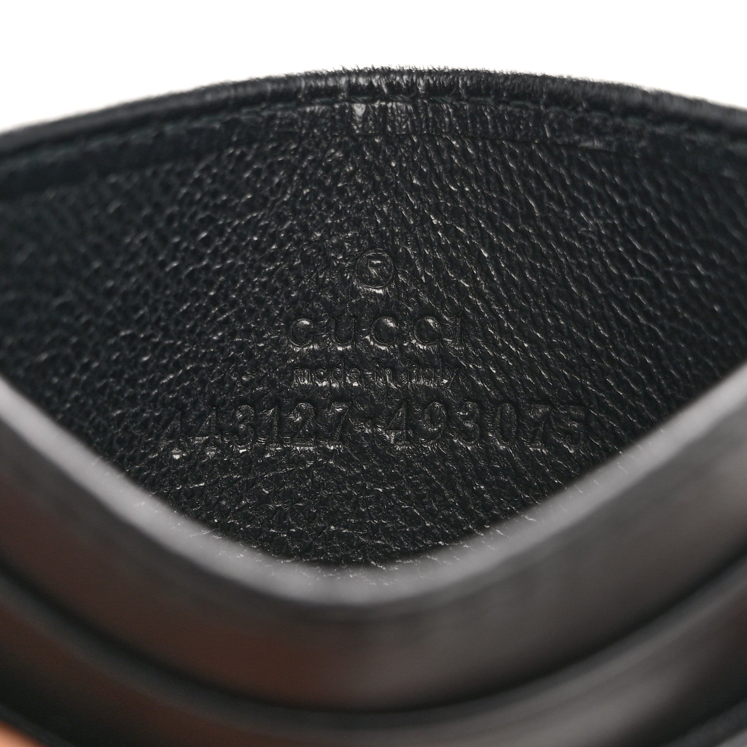 Gucci Calfskin Matelasse GG Marmont Card Holder Black 6 of 8